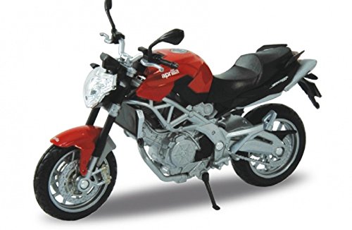 Welly DieCast Modell Motorrad Aprilia Shiver 750 Rot Metall Motorradmodell 1:18 von Welly