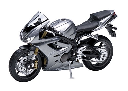 Welly DieCast Modell Motorrad Triumph Daytona 675 grau Motorradmodell 1:18 von Welly