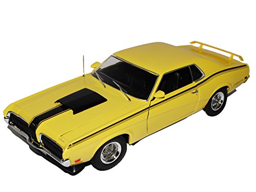 Welly Ford Mercury Cougar 1970 Coupe Gelb Eliminator 1/18 Modellauto Modell Auto von Welly