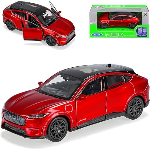 Welly Ford Mustang Mach-E GT SUV Rot Ab 2020 ca 1/43 1/36-1/46 Modell Auto Welly Ford Mustang Mach-E GT SUV Rot Ab 2020 ca 1/43 1/36-1/46 Modell Auto von Welly