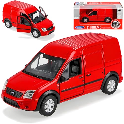 Welly Ford Transit Connect Rot Kasten Transporter 2002-2013 ca 1/43 1/36-1/46 Modell Auto Welly Ford Transit Connect Rot Kasten Transporter 2002-2013 ca 1/43 1/36-1/46 Modell Auto von Welly