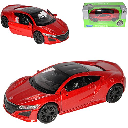 Welly Hon-da Acura NSX Coupe Rot Neues Modell Ab 2016 ca 1/43 1/36-1/46 Modell Auto Welly Hon-da Acura NSX Coupe Rot Neues Modell Ab 2016 ca 1/43 1/36-1/46 Modell Auto von Welly