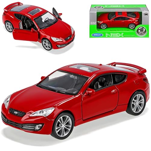 Welly Hyundai Coupe Genesis Rot Ab 2008 ca 1/43 1/36-1/46 Modell Auto Welly Hyundai Coupe Genesis Rot Ab 2008 ca 1/43 1/36-1/46 Modell Auto von Welly