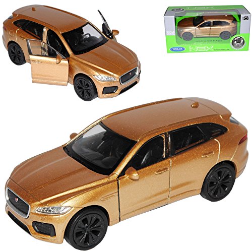 Welly Jaguar F-Pace X761 SUV Gold Ab 2016 ca 1/43 1/36-1/46 Modell Auto von Welly