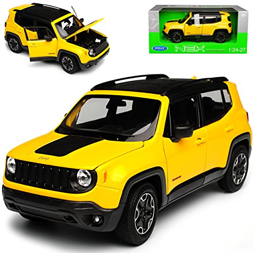 Welly Jeep Renegade SUV Gelb Ab 2014 1/24 Modell Auto mit individiuellem Wunschkennzeichen Welly Jeep Renegade SUV Gelb Ab 2014 1/24 Modell Auto mit individiuellem Wunschkennzeichen von Welly