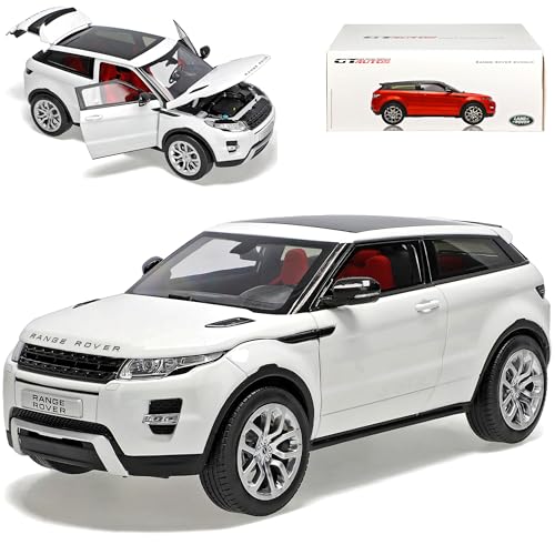 Welly Land R*o*v*e*r Range Evoque 3 Türer Weiss Ab 2011 1/18 GTA Modell Auto von Welly