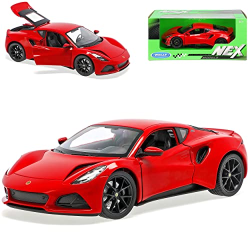 Welly Lotus Emira Coupe Rot Ab 2022 1/24 Modell Auto von Welly