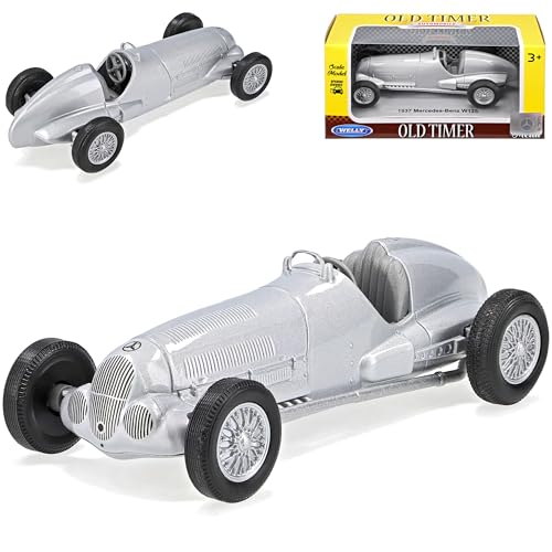 Welly Mercedes-B W125 Rennwagen Silber 1937 ca 1/43 1/36-1/46 Modell Auto mit individiuellem Wunschkennzeichen Welly Mercedes-B W125 Rennwagen Silber 1937 ca 1/43 1/36-1/46 Modell Auto mit individiuellem Wunschkennzeichen von Welly