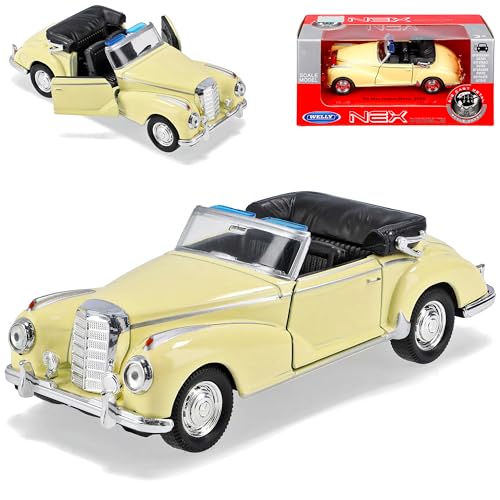 Welly Mercedes-Benz 300 S W188 Cabrio Offen Beige 1951-1958 ca 1/43 1/36-1/46 Modell Auto von Welly