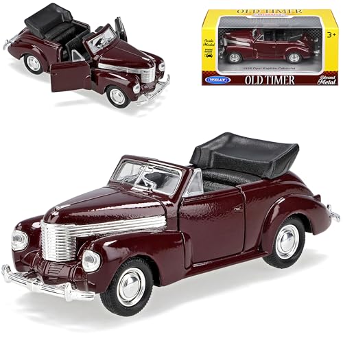 Welly Opel Kapitän Cabriolet Offen Rot Braun 1. Generation 1938-1940 ca 1/43 1/36-1/46 Modell Auto Welly Opel Kapitän Cabriolet Offen Rot Braun 1. Generation 1938-1940 ca 1/43 1/36-1/46 Modell Auto von Welly