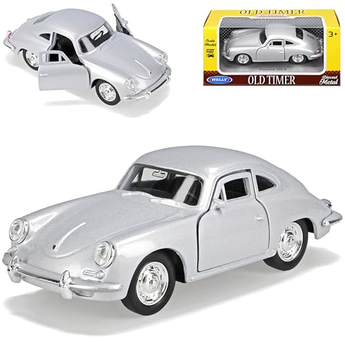 Welly Porsche 356b Coupe Silber 1959-1963 ca 1/43 1/36-1/46 Modell Auto mit individiuellem Wunschkennzeichen Welly Porsche 356b Coupe Silber 1959-1963 ca 1/43 1/36-1/46 Modell Auto mit individiuellem Wunschkennzeichen von Welly