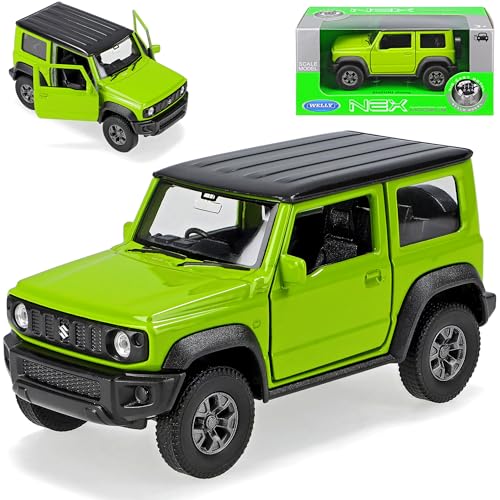Welly Suzuki Jimny JB74 Grün 2. Generation Ab 2018 ca 1/43 1/36-1/46 Modell Auto mit individiuellem Wunschkennzeichen Welly Suzuki Jimny JB74 Grün 2. Generation Ab 2018 ca 1/43 1/36-1/46 Modell Auto mit individiuellem Wunschkennzeichen von Welly