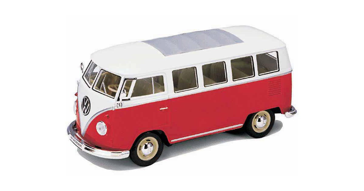Welly VW Bus '62, rot 1:24 von Welly