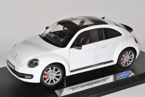 Welly Volkwagen Beetle New Coupe Ab 2011 Weiss 1/18 Modell Auto mit individiuellem Wunschkennzeichen Welly Volkwagen Beetle New Coupe Ab 2011 Weiss 1/18 Modell Auto mit individiuellem Wunschkennzeichen von Welly