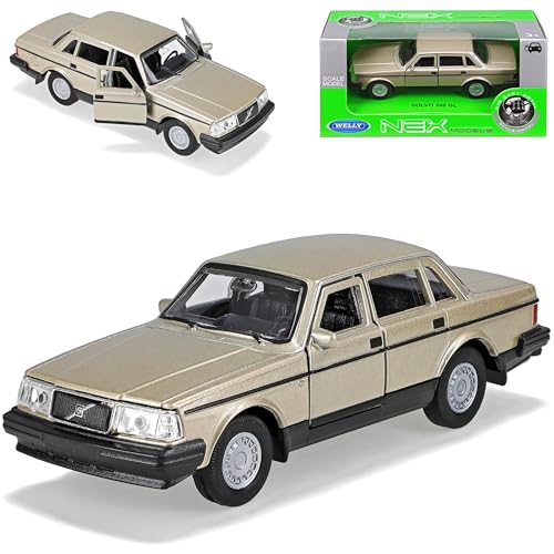 Welly Volvo 240 GL Limousine Gold 1974-1993 ca 1/43 1/36-1/46 Modell Auto Welly Volvo 240 GL Limousine Gold 1974-1993 ca 1/43 1/36-1/46 Modell Auto von Welly