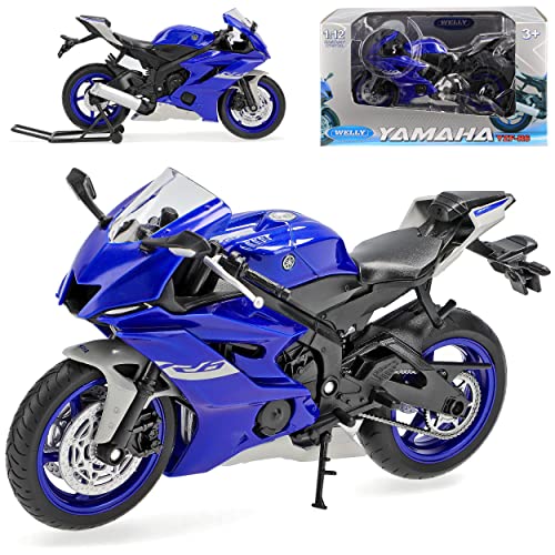 Welly Yamaha YZF-R6 Blau 1/12 Modell Motorrad Welly Yamaha YZF-R6 Blau 1/12 Modell Motorrad von Welly