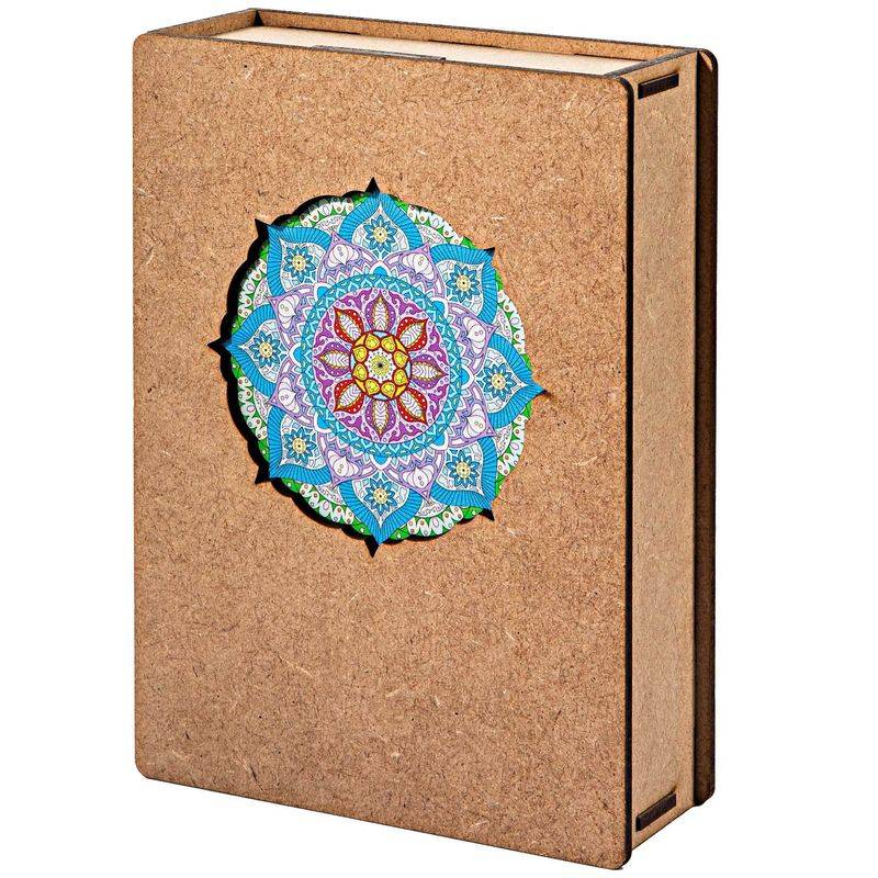 Holz-Puzzle "Mandala" in Holzbox, 204 Teile von Weltbild