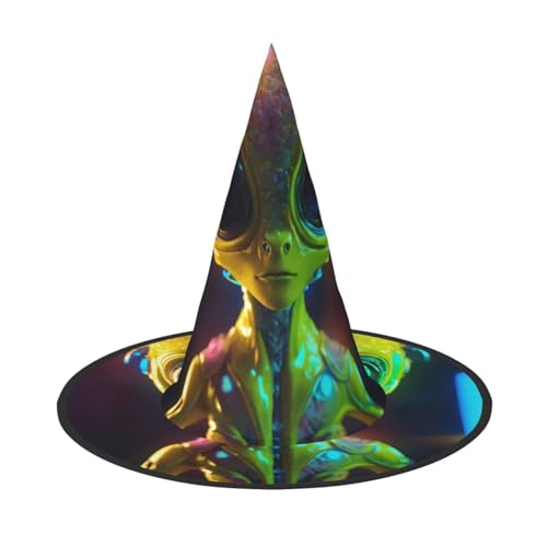 Alien Planet Halloween-Hut, lustig, Partyhut, Kostüm, Ball, Cosplay, Karneval, DIY-Dekoration (2 Stück) von WenDang