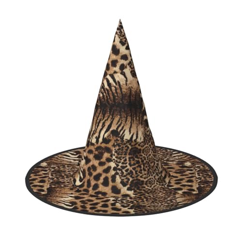 Halloween-Hut mit Leopardenmuster, lustig, Urlaub, Party, Ball, Cosplay, Karneval, DIY-Dekoration (3 Stück) von WenDang