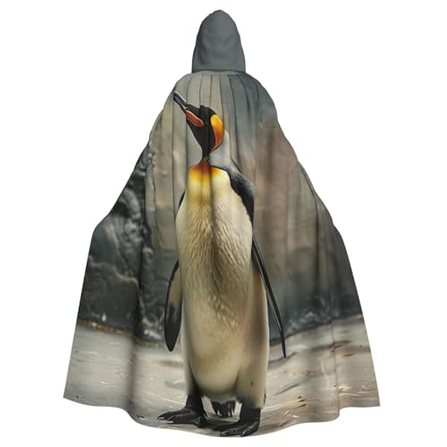 Kapuzenumhang mit Pinguin-Aufdruck, Halloween, Erwachsene, für Partys, Karneval, Cosplay, Kostüme, Erwachsenendekoration, Umhang Kapuzenumhang mit Pinguin-Aufdruck, Halloween, Erwachsene, für Partys, Karneval, Cosplay, Kostüme, Erwachsenendekoration, Umhang von WenDang
