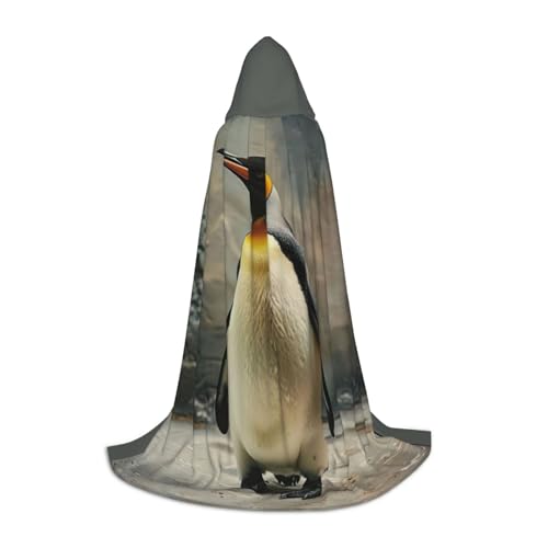 Kapuzenumhang mit Pinguin-Druck – vielseitiges Uni-Design für Cosplay, Partys, Make-up-Ball, Motto-Partys Kapuzenumhang mit Pinguin-Druck – vielseitiges Uni-Design für Cosplay, Partys, Make-up-Ball, Motto-Partys von WenDang