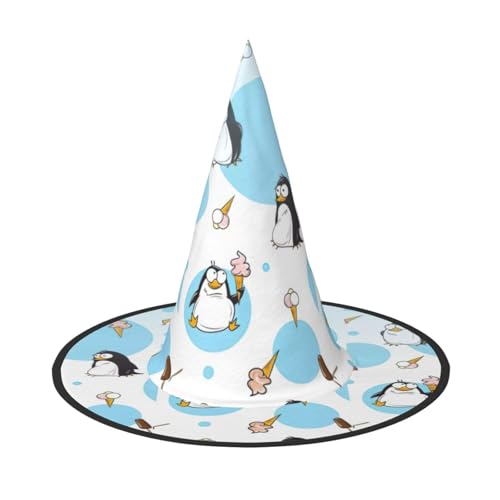 Niedliche Pinguin-Halloween-Hut, lustig, für Urlaub, Party, Ball, Cosplay, Karneval, DIY-Dekoration (2 Stück) von WenDang