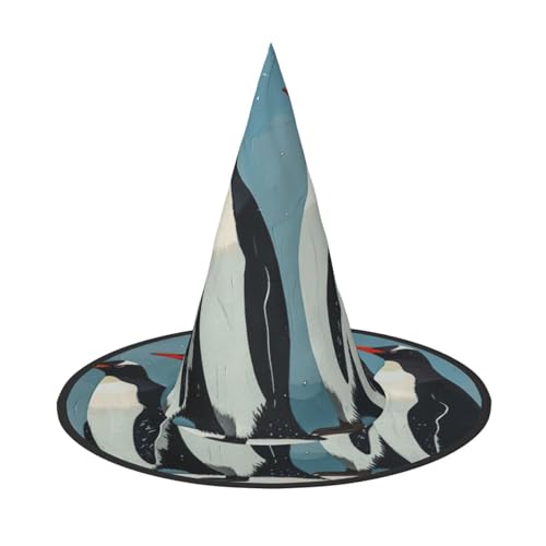 Pinguin-Halloween-Hut, lustig, Feiertagsparty-Hut, Kostüm, Ball, Cosplay, Karneval, DIY-Dekoration (3 Stück) von WenDang