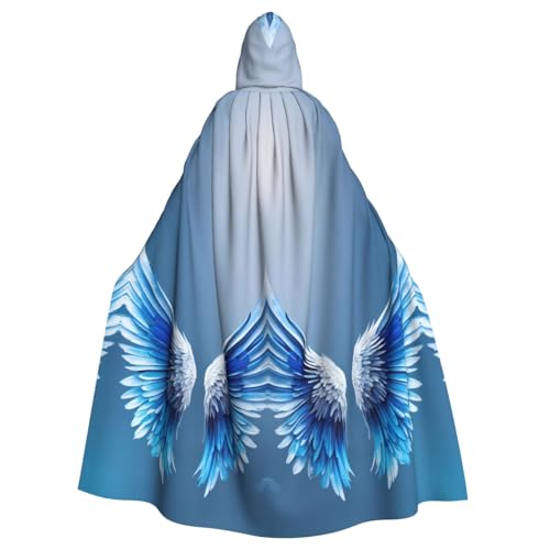 Uni Kapuzenumhang mit Engelsflügel-Aufdruck, für Erwachsene, eleganter Halloween-Kapuzenumhang, bequemer langer Kapuzenumhang Uni Kapuzenumhang mit Engelsflügel-Aufdruck, für Erwachsene, eleganter Halloween-Kapuzenumhang, bequemer langer Kapuzenumhang von WenDang
