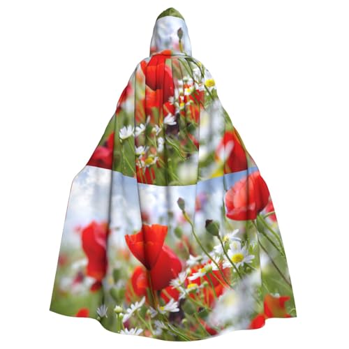 Uni-Kapuzenumhang mit Wiese und Gänseblümchen für Erwachsene, eleganter Halloween-Kapuzenumhang, bequemer langer Kapuzenumhang Uni-Kapuzenumhang mit Wiese und Gänseblümchen für Erwachsene, eleganter Halloween-Kapuzenumhang, bequemer langer Kapuzenumhang von WenDang
