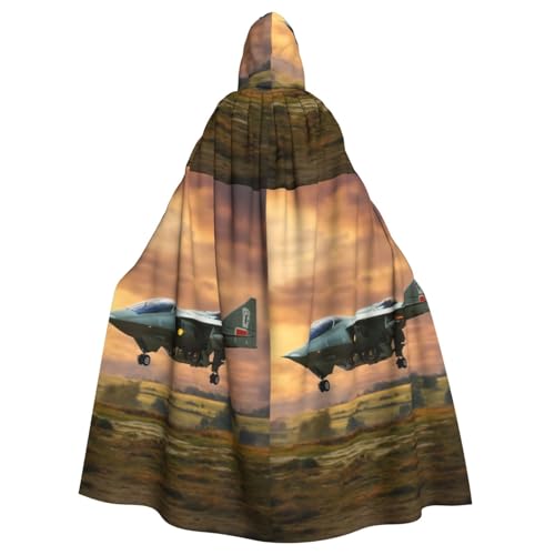 WenDang Aircraft Fighter Jets Print Uni Kapuzenumhang für Erwachsene, eleganter Halloween-Kapuzenumhang, bequemer langer Kapuzenumhang WenDang Aircraft Fighter Jets Print Uni Kapuzenumhang für Erwachsene, eleganter Halloween-Kapuzenumhang, bequemer langer Kapuzenumhang von WenDang