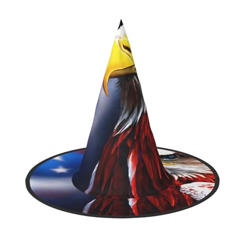 WenDang Amerikanischer Weißkopfseeadler, Halloween-Hut, lustig, Urlaub, Party, Kostüm, Ball, Cosplay, Karneval, DIY-Dekoration (2 Stück) von WenDang