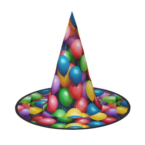 WenDang Bunte Luftballons mit blauem Himmel, lustig, für Urlaub, Party, Kostüm, Ball, Cosplay, Karneval, DIY-Dekoration (2 Stück) von WenDang