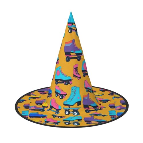 WenDang Bunte Rollschuh-Hut, lustig, Partyhut, Kostüm, Ball, Cosplay, Karneval, DIY-Dekoration (2 Stück) von WenDang