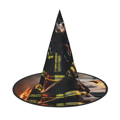 WenDang Feuerwehrmann Feuerwehrmann Flamme Halloween Hut lustig Urlaub Party Hut Kostüm Ball Cosplay Karneval DIY Dekoration (3 Stück) von WenDang