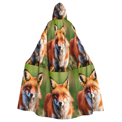 WenDang Fox Print Uni Kapuzenumhang für Erwachsene, eleganter Halloween-Kapuzenumhang, bequemer langer Kapuzenumhang WenDang Fox Print Uni Kapuzenumhang für Erwachsene, eleganter Halloween-Kapuzenumhang, bequemer langer Kapuzenumhang von WenDang