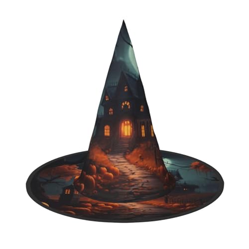 WenDang Gruseliger Halloween-Hut, lustig, Partyhut, Kostüm, Ball, Cosplay, Karneval, DIY-Dekoration (2 Stück) von WenDang