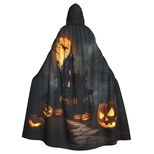 WenDang Halloween-Horror-Druck, Halloween-Umhang mit Kapuze, für Erwachsene, für Partys, Karneval, Cosplay, Kostüme, Dekoration für Erwachsene WenDang Halloween-Horror-Druck, Halloween-Umhang mit Kapuze, für Erwachsene, für Partys, Karneval, Cosplay, Kostüme, Dekoration für Erwachsene von WenDang