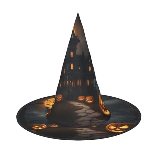 WenDang Halloween-Horror-Halloween-Hut, lustig, Partyhut, Kostüm, Ball, Cosplay, Karneval, DIY-Dekoration (2 Stück) von WenDang