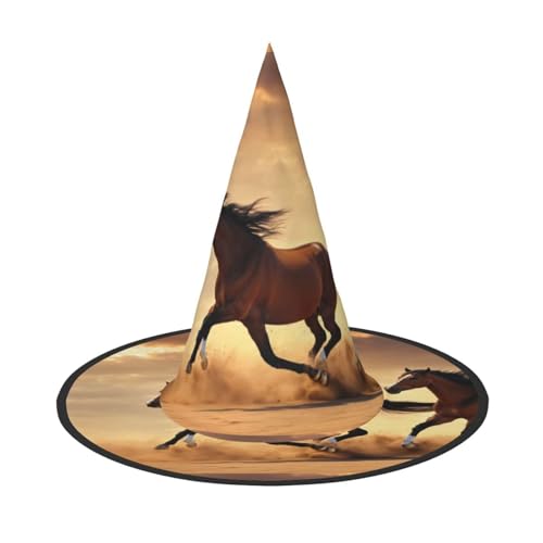 WenDang Halloween-Hut mit Pferdestreifenmuster, lustig, für Urlaub, Party, Ball, Cosplay, Karneval, DIY-Dekoration (3 Stück) von WenDang