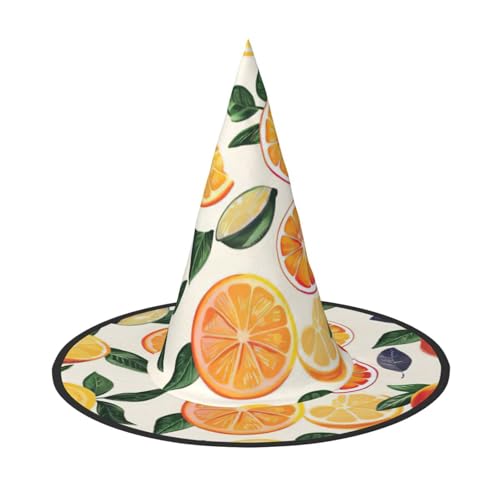 WenDang Halloween-Hut mit Zitrusfrüchten, lustig, für Urlaub, Party, Ball, Cosplay, Karneval, DIY-Dekoration (3 Stück) von WenDang