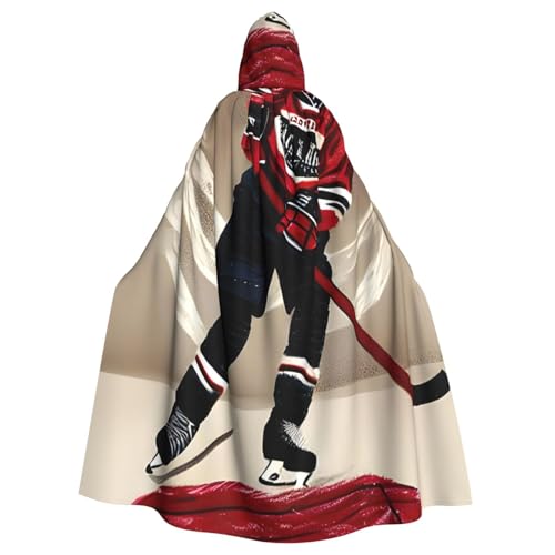 WenDang Hockey-Sportaufdruck, Uni, Kapuzenumhang für Erwachsene, eleganter Halloween-Kapuzenumhang, bequemer langer Kapuzenumhang WenDang Hockey-Sportaufdruck, Uni, Kapuzenumhang für Erwachsene, eleganter Halloween-Kapuzenumhang, bequemer langer Kapuzenumhang von WenDang