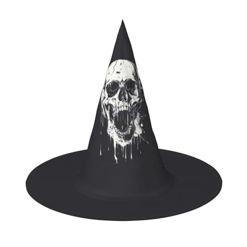 WenDang Horror-Geister-Schädel-Hut, lustig, für Urlaub, Party, Kostüm, Ball, Cosplay, Karneval, DIY-Dekoration (2 Stück) von WenDang