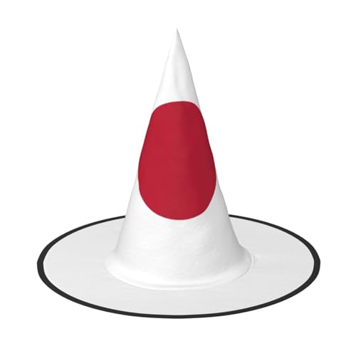 WenDang Japanische Flagge, Halloween-Hut, lustig, für Urlaub, Party, Kostüm, Ball, Cosplay, Karneval, DIY-Dekoration (1 Stück) von WenDang