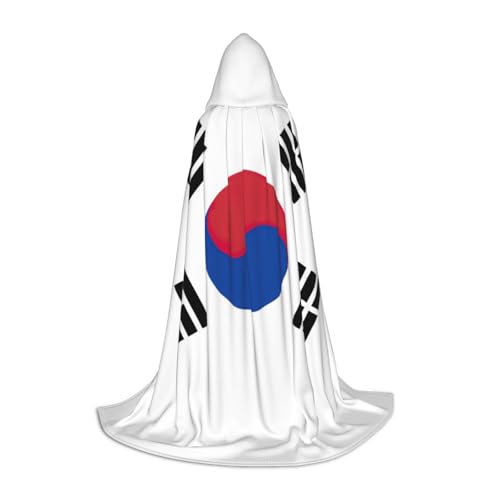 WenDang Kapuzenumhang mit Flagge der Republik Korea, vielseitiges Uni-Design für Cosplay, Partys, Make-up-Ball, Motto-Partys WenDang Kapuzenumhang mit Flagge der Republik Korea, vielseitiges Uni-Design für Cosplay, Partys, Make-up-Ball, Motto-Partys von WenDang