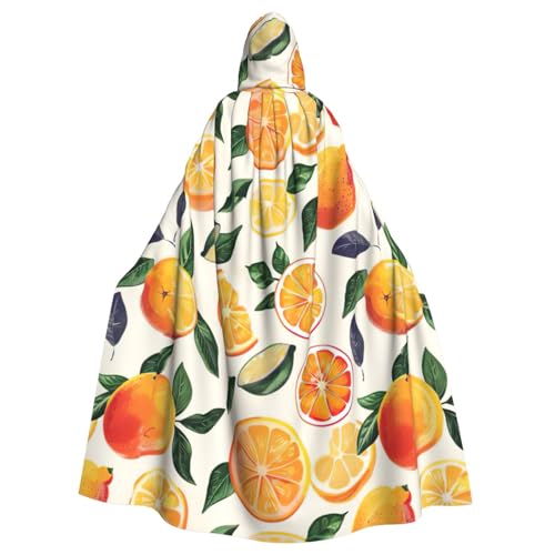 WenDang Kapuzenumhang mit Zitrusfrüchten, Uni, für Erwachsene, eleganter Halloween-Kapuzenumhang, bequemer langer Kapuzenumhang WenDang Kapuzenumhang mit Zitrusfrüchten, Uni, für Erwachsene, eleganter Halloween-Kapuzenumhang, bequemer langer Kapuzenumhang von WenDang