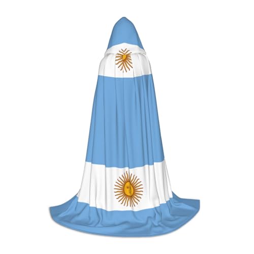 WenDang Kapuzenumhang mit argentinischer Flagge, vielseitiges Uni-Design für Cosplay, Partys, Make-up-Ball, Motto-Partys WenDang Kapuzenumhang mit argentinischer Flagge, vielseitiges Uni-Design für Cosplay, Partys, Make-up-Ball, Motto-Partys von WenDang
