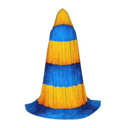 WenDang Kapuzenumhang mit ukrainischer Flagge, vielseitiges Uni-Design für Cosplay, Partys, Make-up-Ball, Motto-Partys WenDang Kapuzenumhang mit ukrainischer Flagge, vielseitiges Uni-Design für Cosplay, Partys, Make-up-Ball, Motto-Partys von WenDang