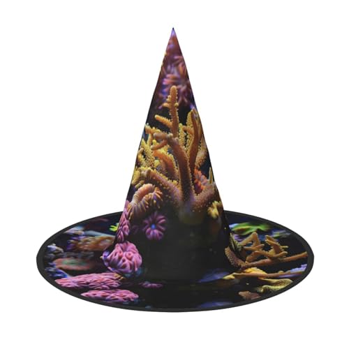 WenDang Korallenriff-Halloween-Hut, lustig, Partyhut, Kostüm, Ball, Cosplay, Karneval, DIY-Dekoration (2 Stück) von WenDang