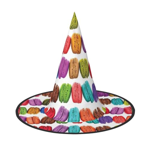 WenDang Macaron-Keks-Geschmack, Halloween-Hut, lustig, Urlaub, Party, Hut, Kostüm, Ball, Cosplay, Karneval, DIY-Dekoration (2 Stück) von WenDang