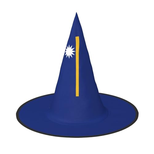 WenDang Nauru-Flagge für Halloween, lustig, Partyhut, Kostüm, Ball, Cosplay, Karneval, DIY-Dekoration (1 Stück) von WenDang